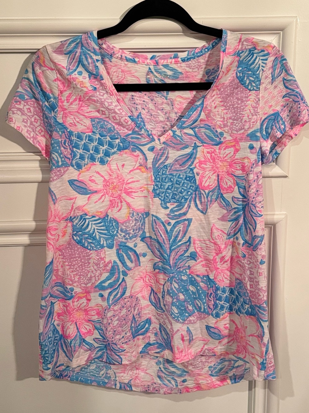 Lilly Pulitzer Etta Tee Pink Isle Snappy Turtle